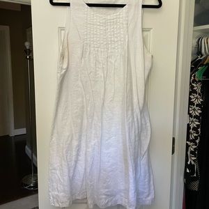 Vineyard Vines White Linen Dress